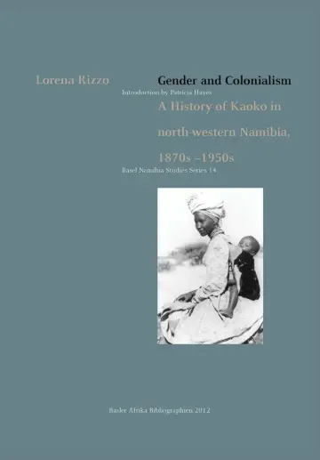 Cover of Gender and Colonialism