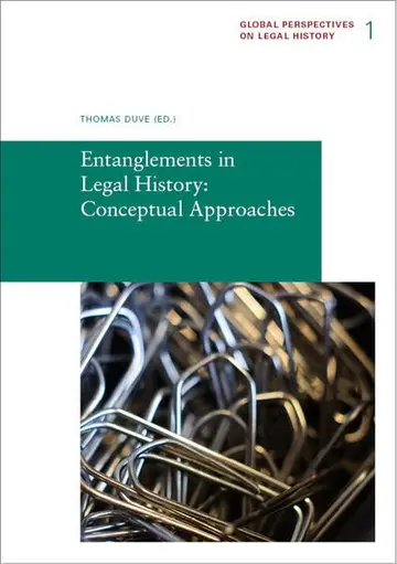 Cover of Entanglements in Legal History