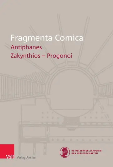 Cover of Antiphanes FRR. 101-193