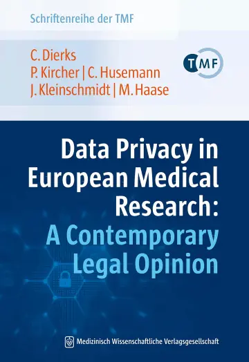 Cover of Data Privacy in European Medical Research