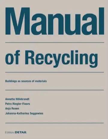 Cover of Manual of Recycling