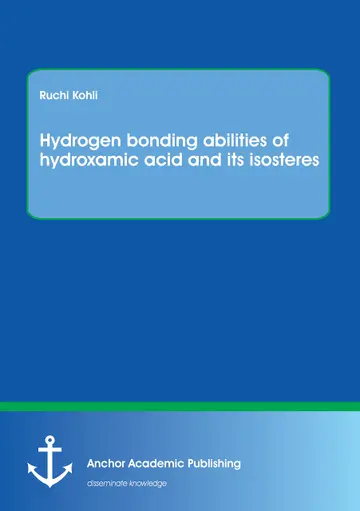 Cover of Hydrogen bonding abilities of hydroxamic acid and its isosteres
