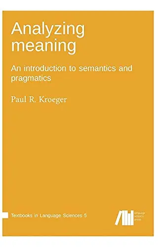 Cover of Analyzing meaning