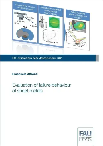 Cover of Evaluation of failure behaviour of sheet metals