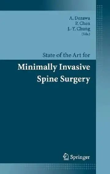 Cover of State of the Art for Minimally Invasive Spine Surgery