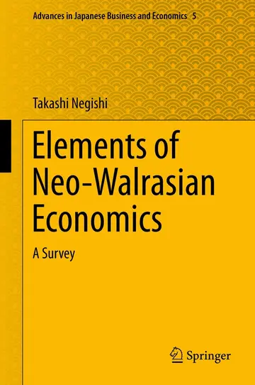 Cover of Elements of Neo-walrasian Economics
