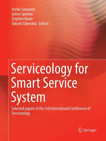Cover of Serviceology for Smart Service System