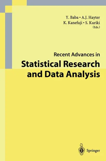 Cover of Recent Advances in Statistical Research and Data Analysis