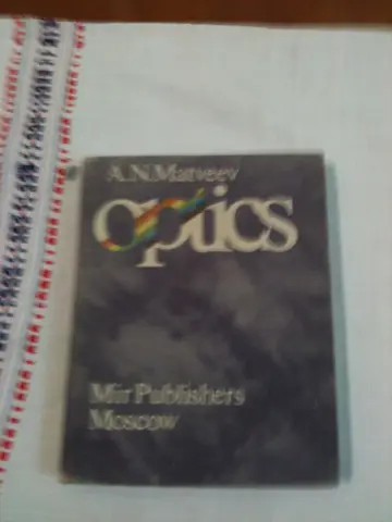 Cover of Optics