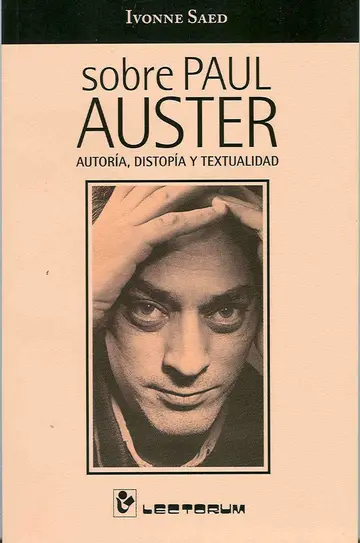 Cover of Sobre Paul Auster/ About Paul Auster