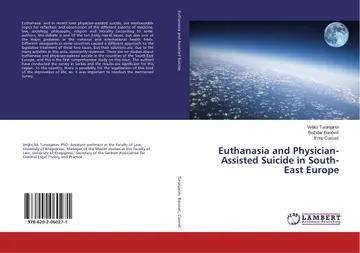 Cover of Euthanasia and Physician-Assisted Suicide in South-East Europe