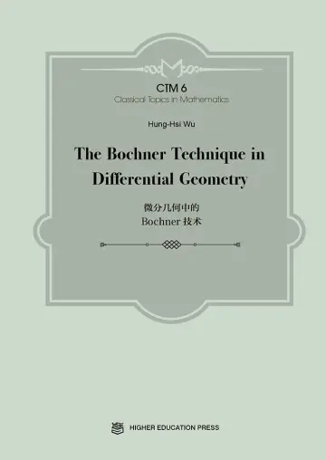 Cover of The Bochner Technique in Differential Geometry
