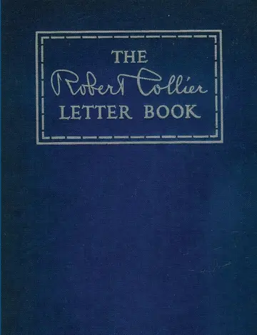 Cover of The Robert Collier Letter Book