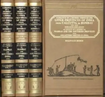 Cover of Narrative of a Journey Through the Upper Provinces of India from Calcutta to Bombay, Southern Provinces, and Ceylon - 3 Vols