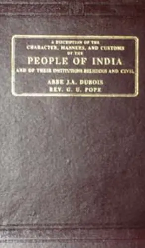 Cover of The People of India