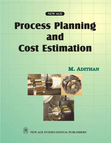 Cover of Process Planning and the Cost Estimation 1st Ed