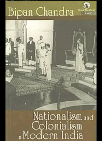 Cover of Nationalism and Colonialism in Modern India