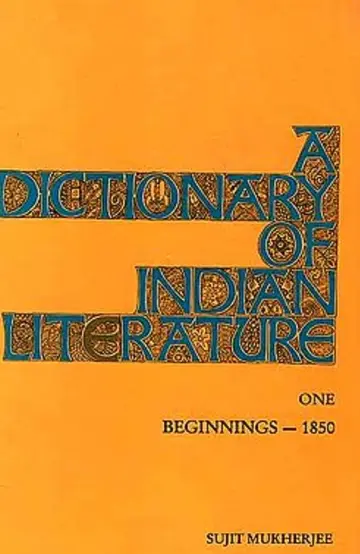 Cover of Dictionary of Indian Literature, A