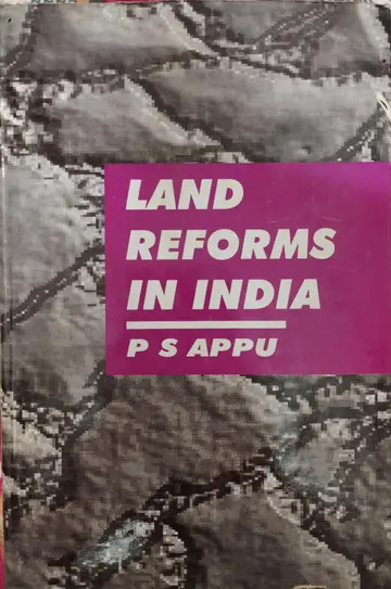 Cover of Land Reforms in India