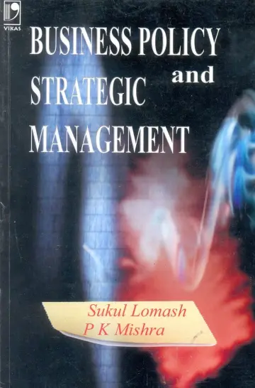 Cover of Business Policy and Strategic Management
