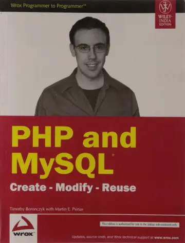 Cover of PHP and MYSQL