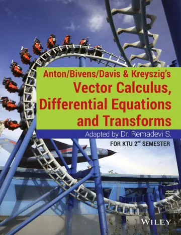 Cover of Anton/Bivens/Davis & Kreyszig's Vector Calculus, Differential Equations and Transforms, for KTU 2nd Sem