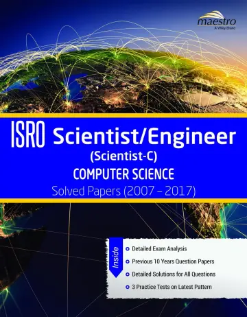 Cover of Wiley's ISRO Scientist / Engineer (Scientist - C) Computer Science Solved Papers