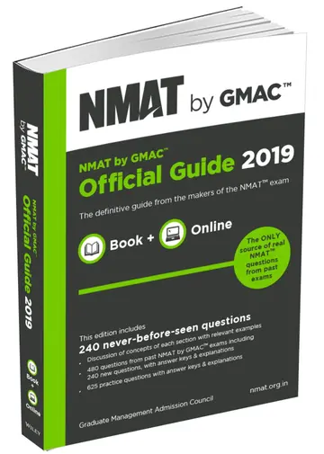 Cover of NMAT by GMAC Official Guide 2019