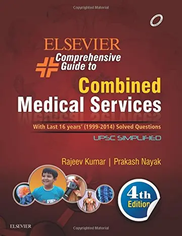 Cover of Elsevier Comprehensive Guide to Combined Medical Services UPSC Simplified