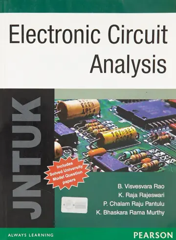 Cover of Electronic Circuits Analysis for JNTU