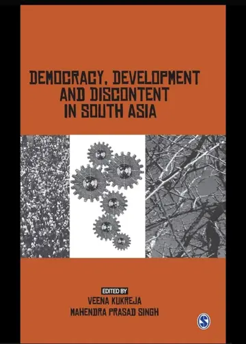 Cover of Democracy, Development and Discontent in South Asia