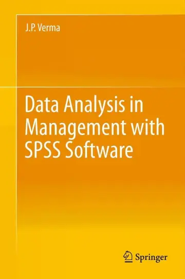 Cover of Data Analysis in Management with SPSS Software