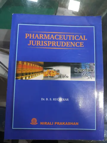 Cover of Pharmaceutical Jurisprudence