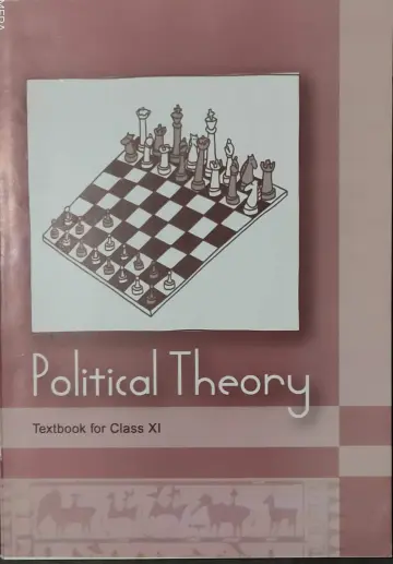 Cover of Political Theory Textbook for Class - 11 - 11117 2025-26 Edition