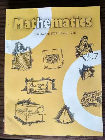Cover of Mathematics Textbook for Class 8- 852