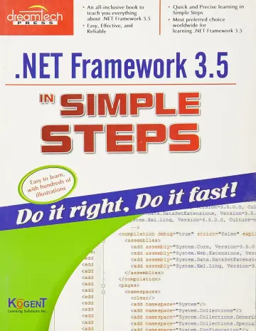 Cover of NET Framework 3.5 in Simple Steps