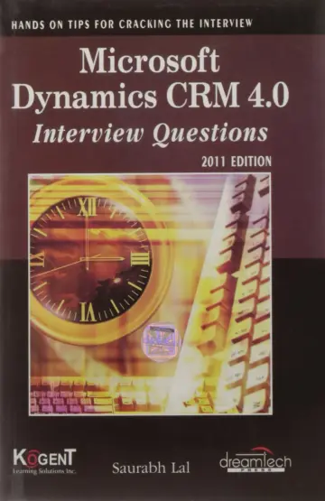 Cover of Microsoft Dynamics CRM 4.0 Interview Questions