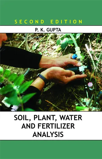 Cover of Soil, Plant, Water and Fertilizer Analysis