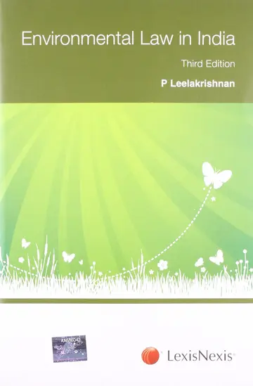Cover of P. Leelakrishnan's Environmental Law in India