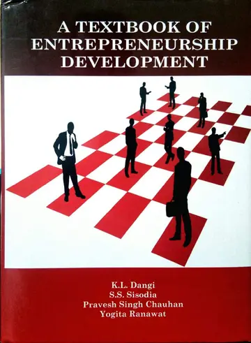 Cover of A Textbook of Entrepreneurship Development