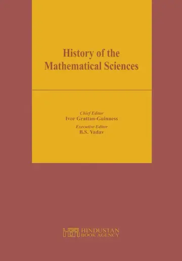 Cover of History of the Mathematical Sciences