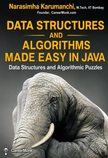 Cover of Data Structures and Algorithms Made Easy in Java