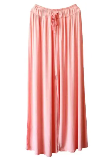 Cover of Oberora-Women Casual Solid Wide Leg Sportswear Yoga Jogger Pants Sweatpants, Pink, One Size