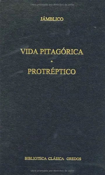 Cover of Vida pitagorica / Pythagorean Life