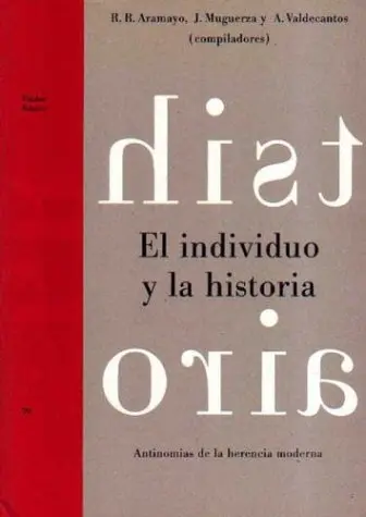 Cover of El individuo y la historia / the Individual and History