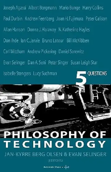 Cover of Philosophy of Technology