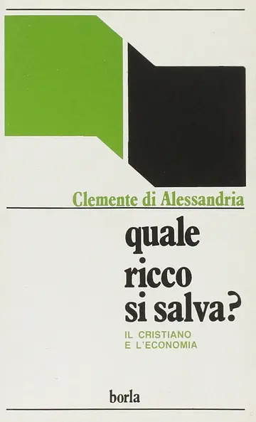 Cover of Quale ricco si salva? Il cristiano e l'economia