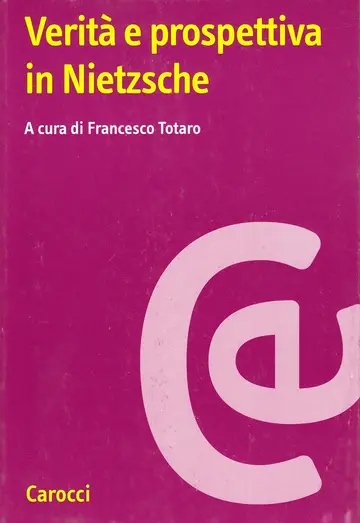 Cover of Verità e prospettiva in Nietzsche