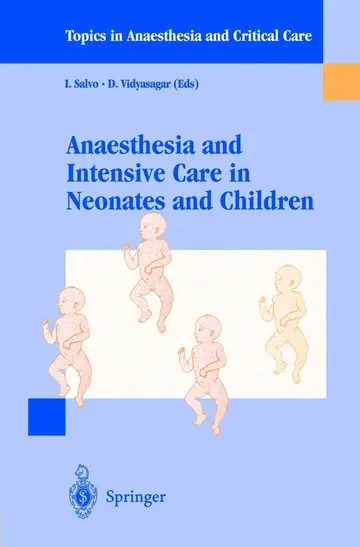 Cover of Anaesthesia and Intensive Care in Neonates and Children
