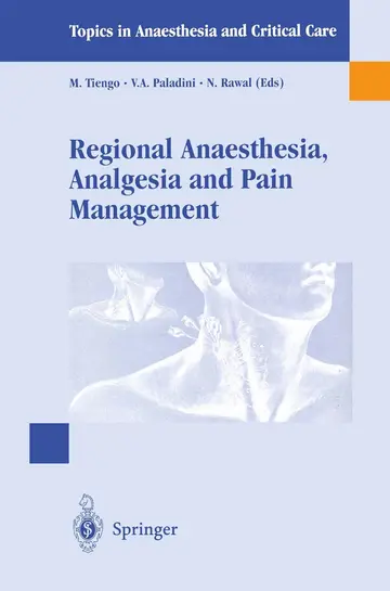 Cover of Regional Anaesthesia Analgesia and Pain Management